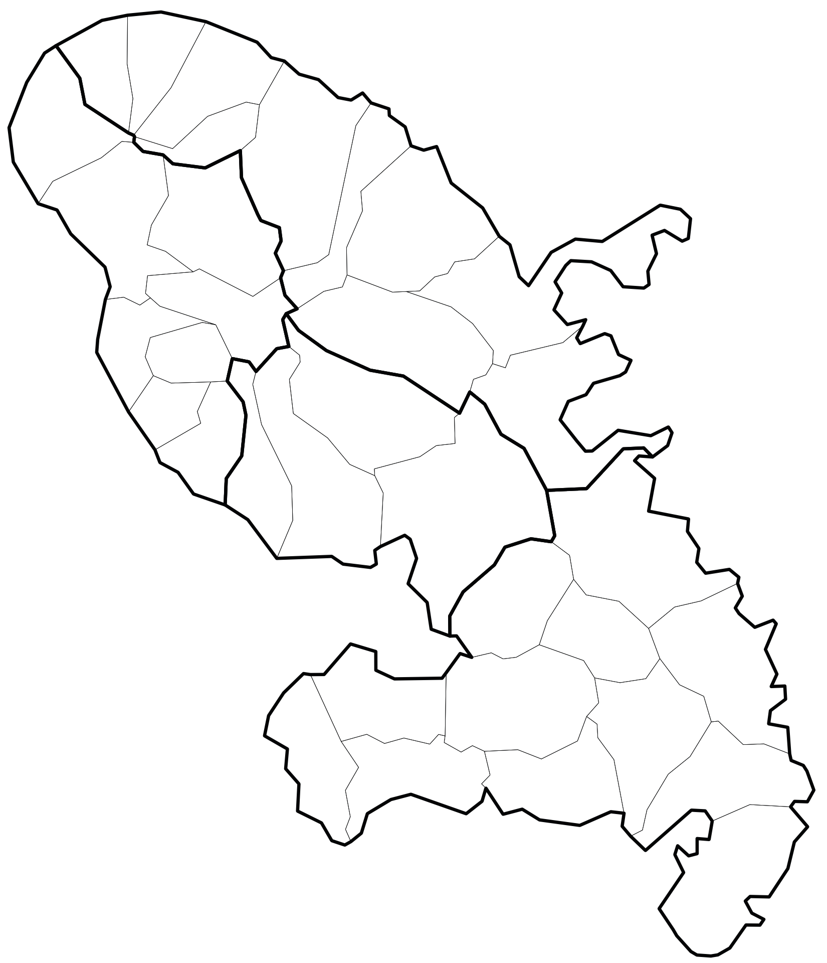 Martinique map.
