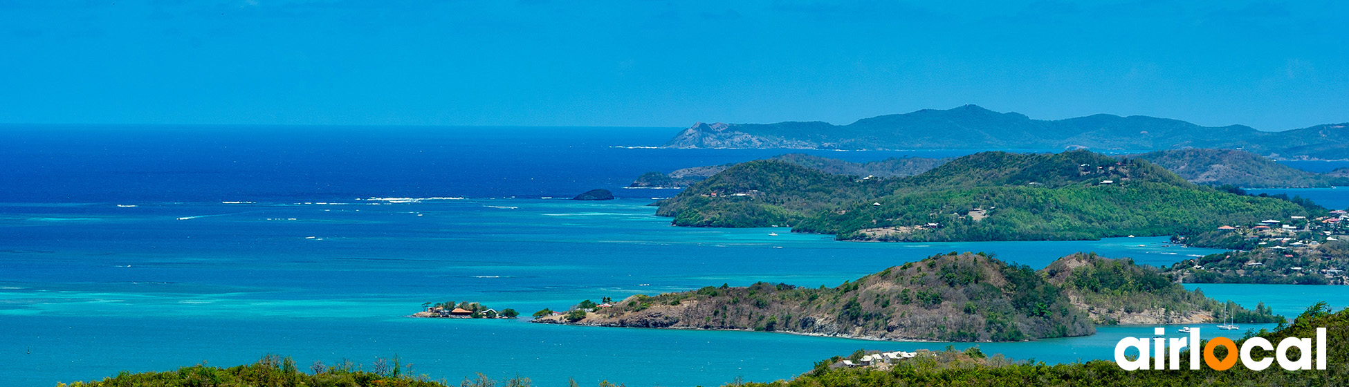 Carte plage martinique