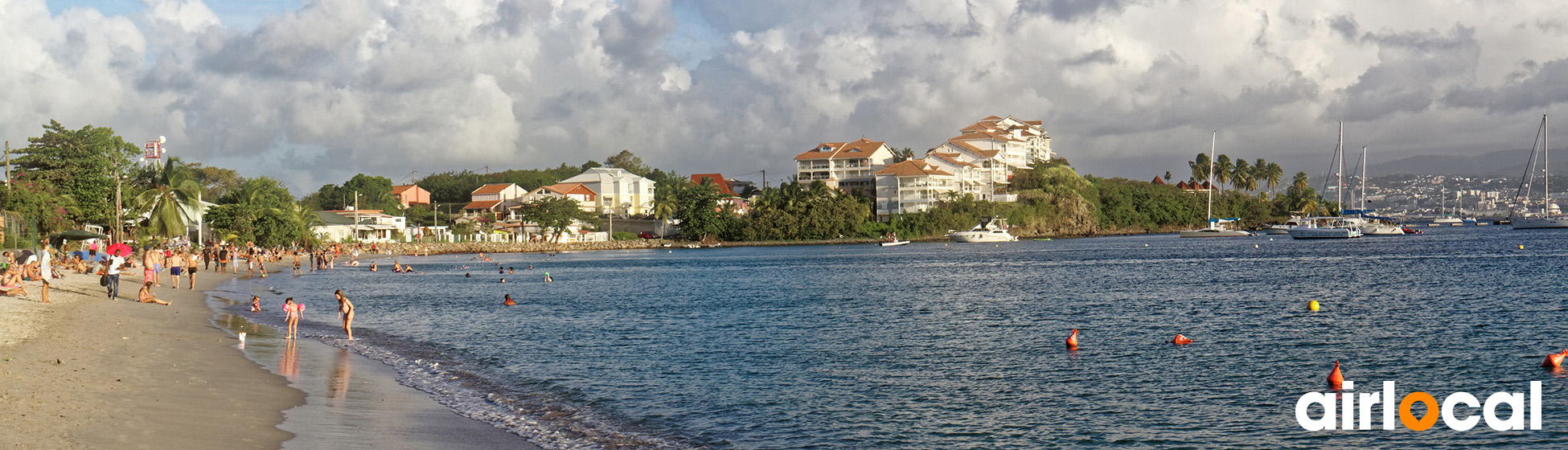 Paysage martinique plage