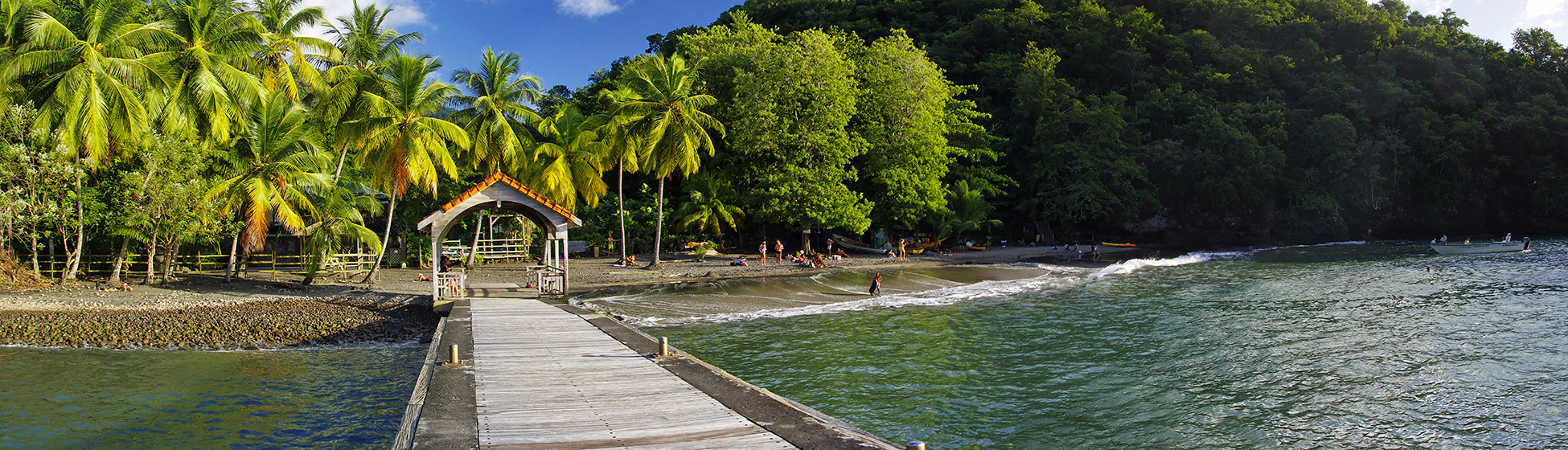 Plage saint pierre martinique