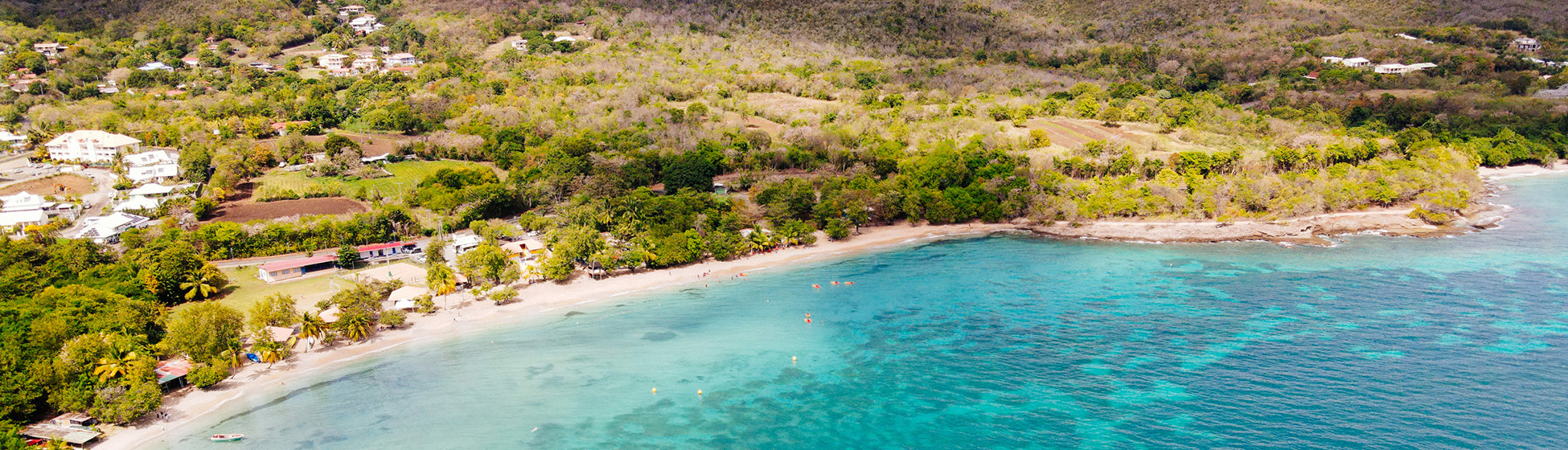 Plage sable blanc martinique