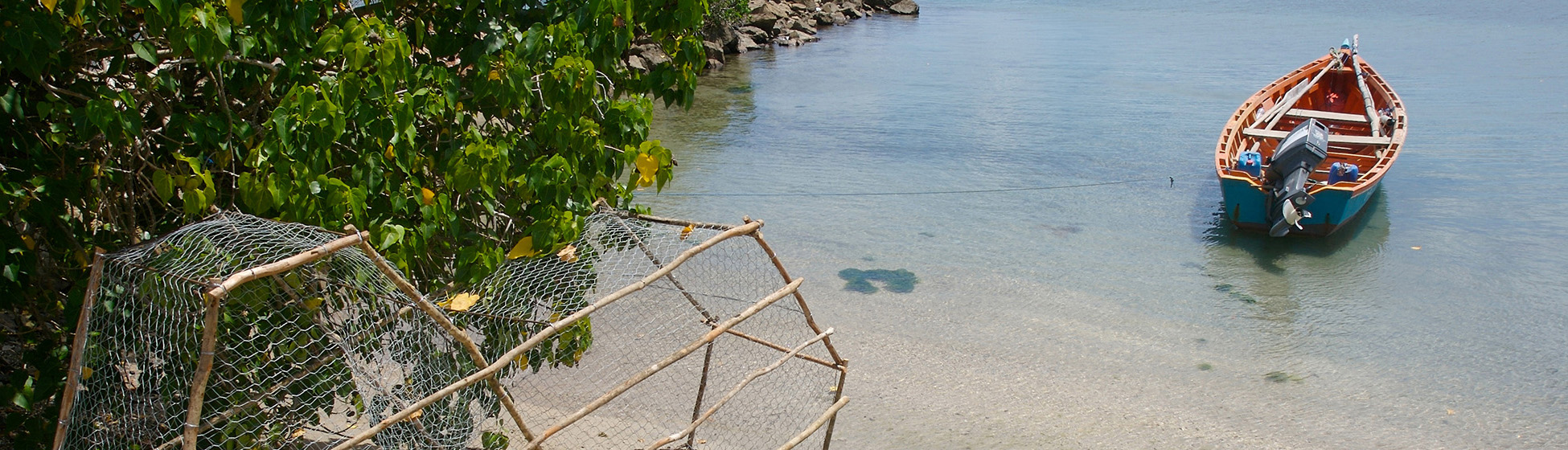 Plage sans sargasse martinique