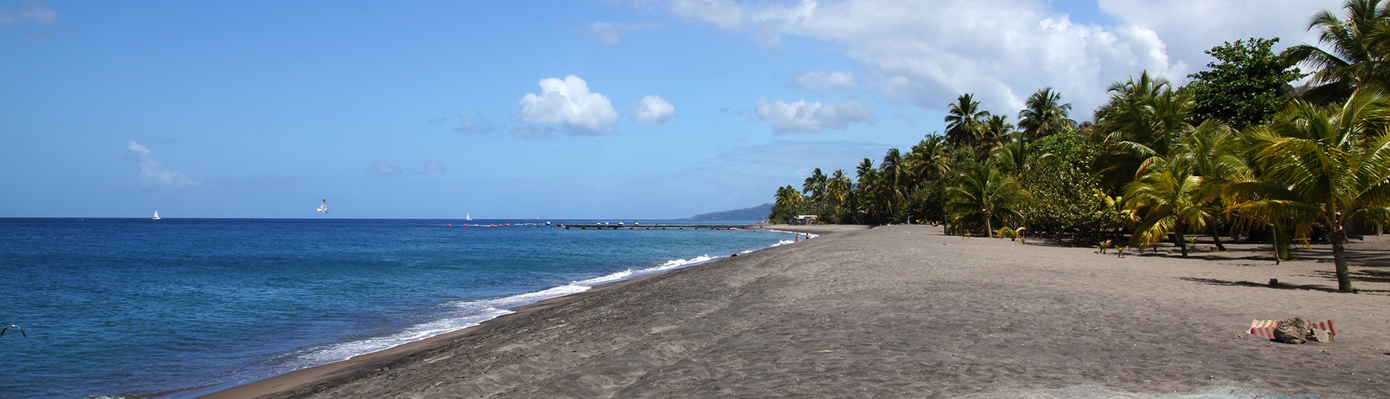 Carte plage martinique