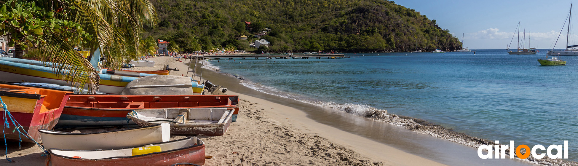 Carte plage martinique