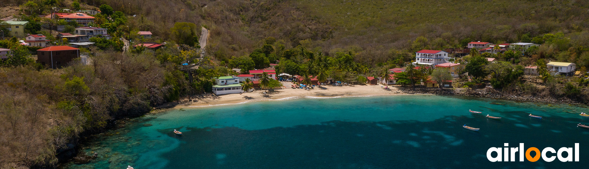 Plage sans sargasse martinique