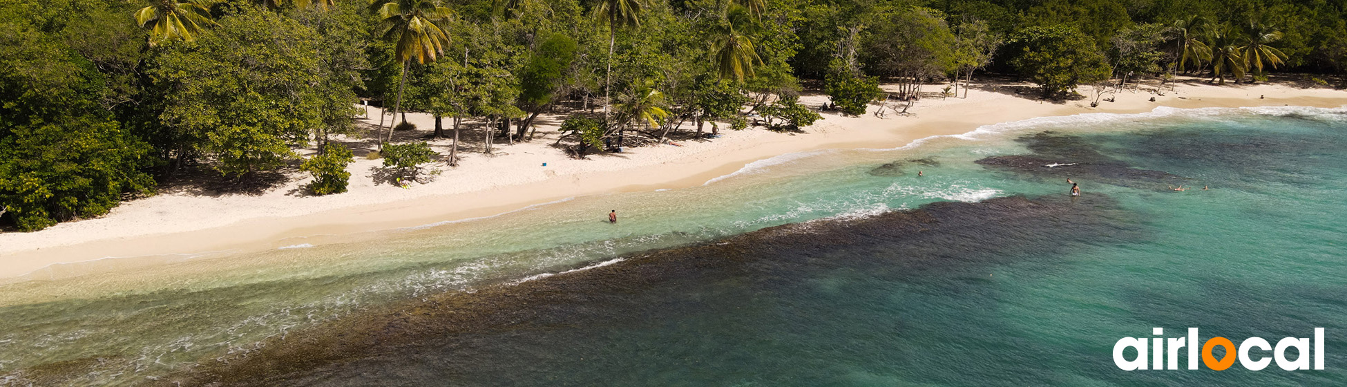 Plage sans sargasse martinique