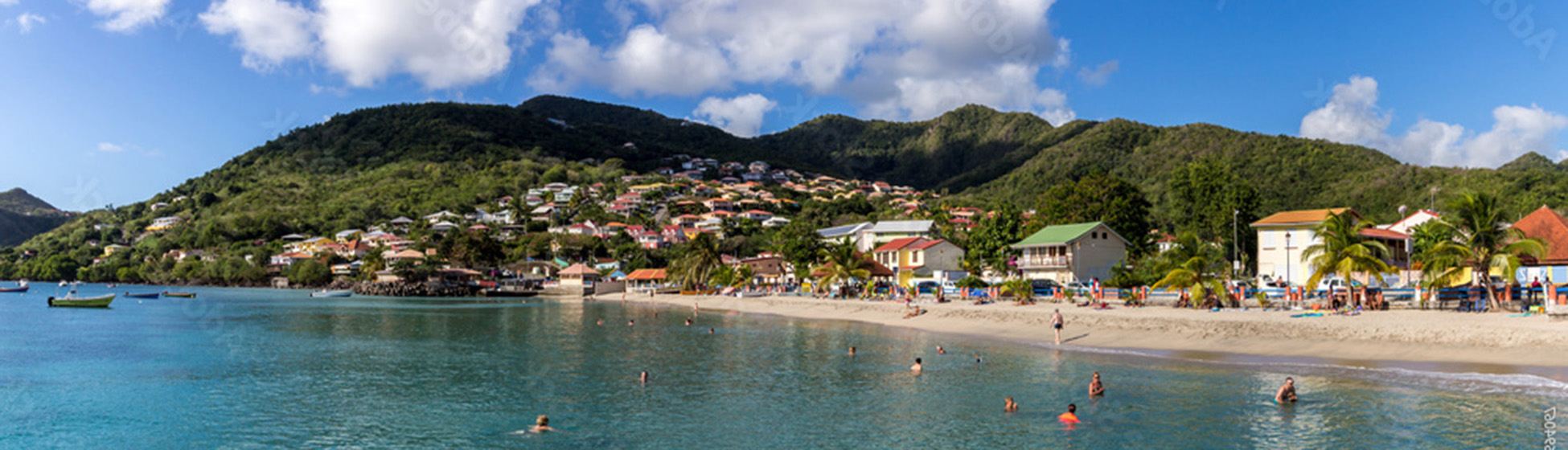 Plage sable blanc martinique