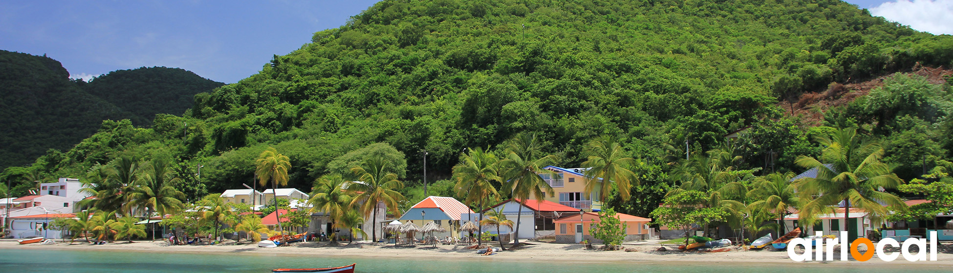 Plage sable blanc martinique