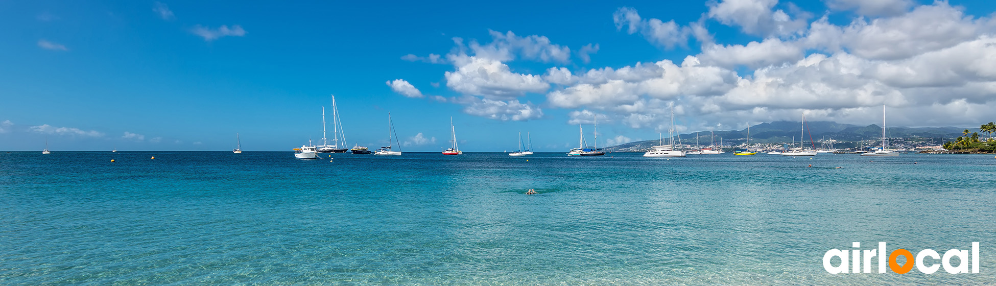 Plage paradisiaque martinique