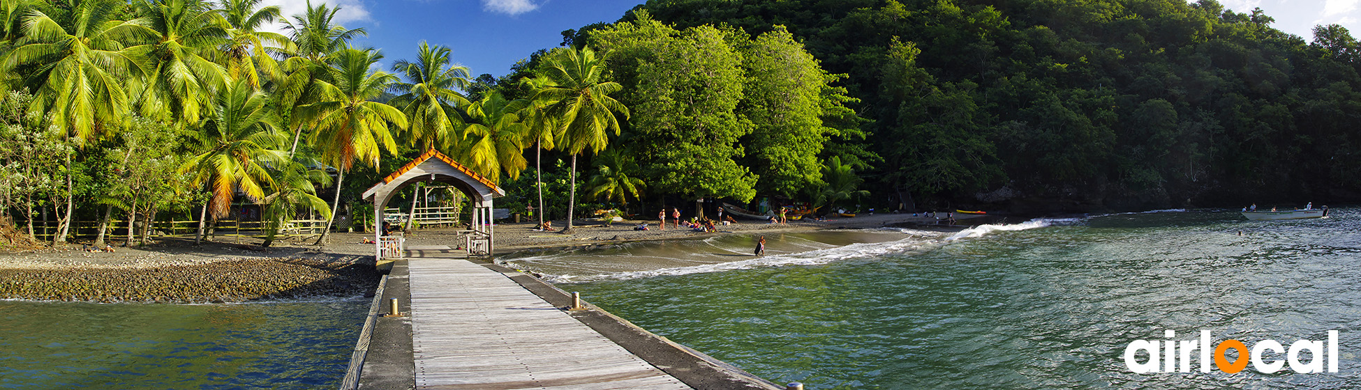 Carte plage martinique