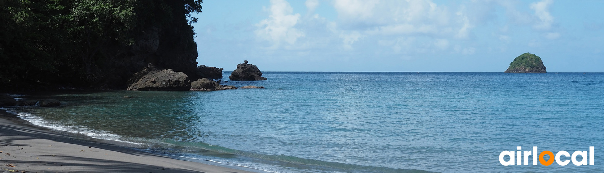 Plage sable blanc martinique