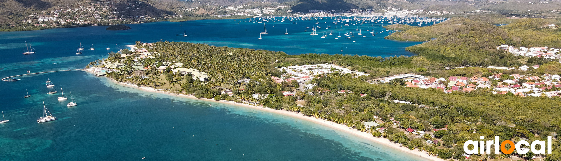 Paysage martinique plage