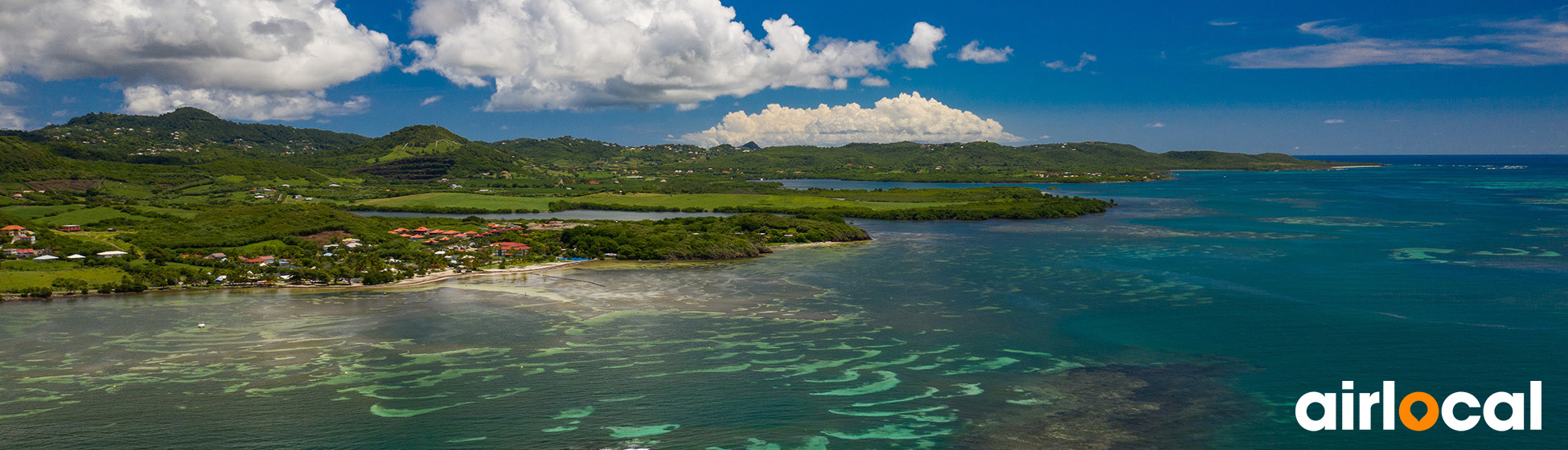 Plage sable blanc martinique