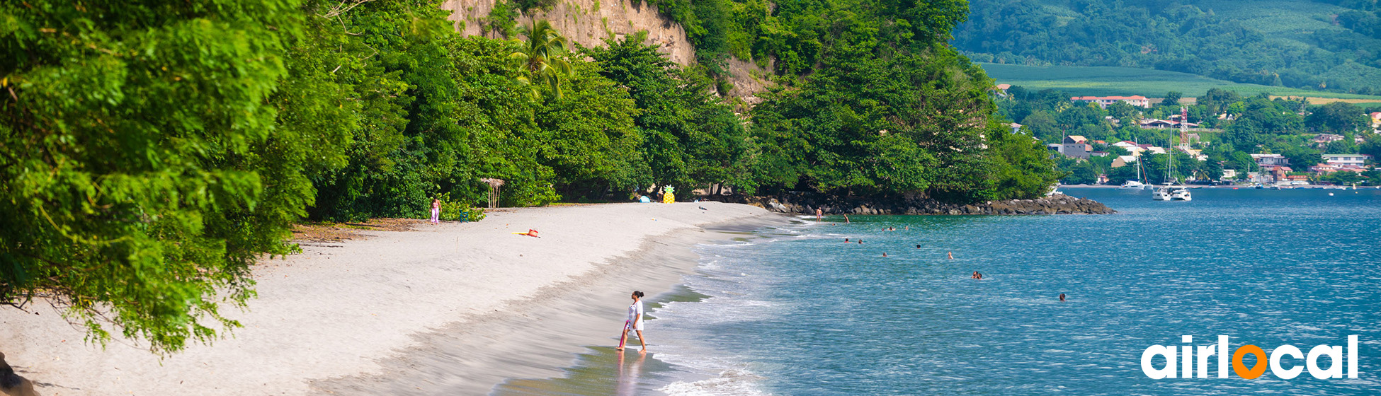 Paysage martinique plage