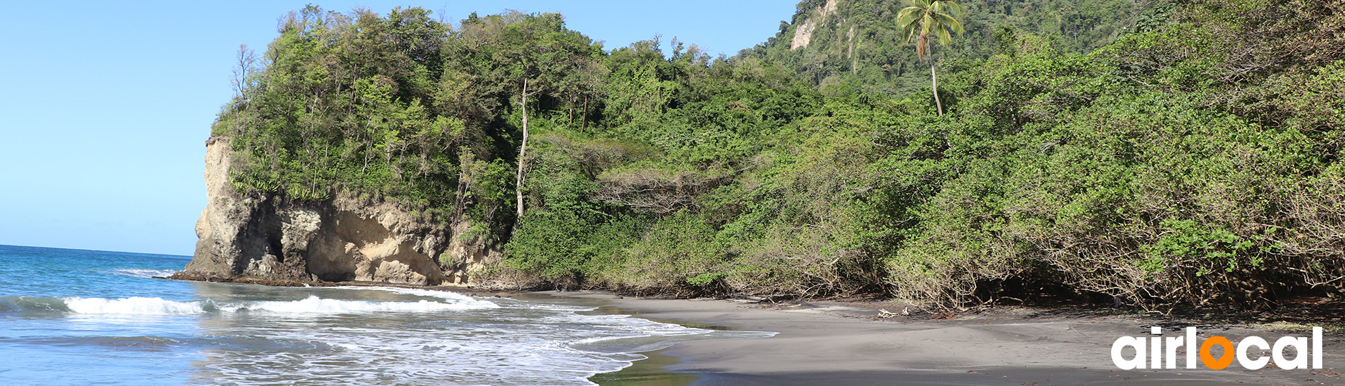 Plage sable blanc martinique