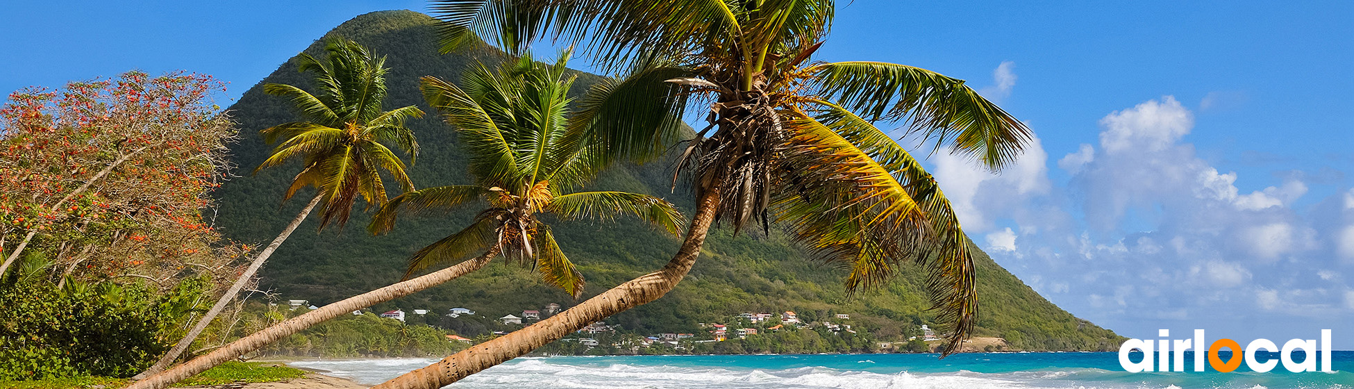 Plage sable blanc martinique