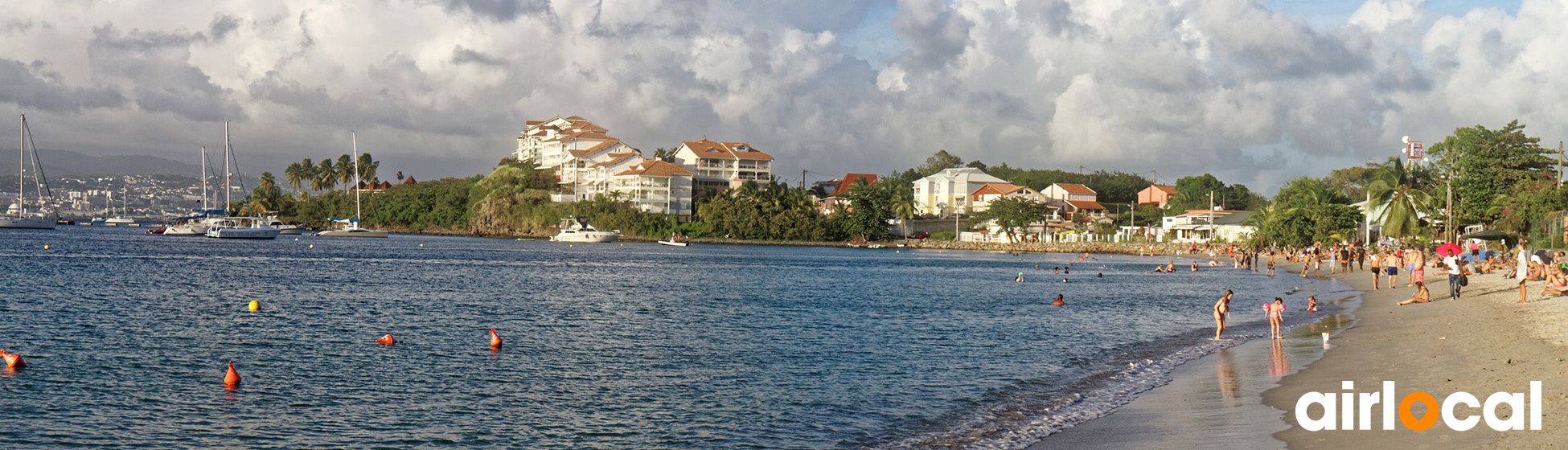 Carte plage martinique