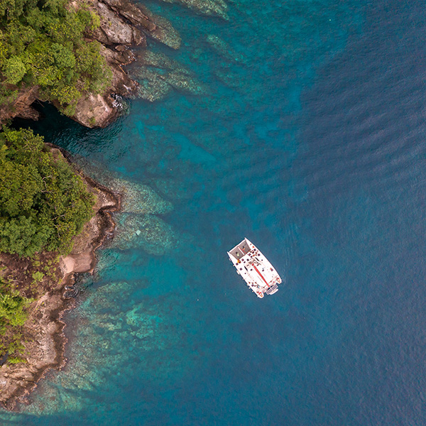 Balade en bateau martinique