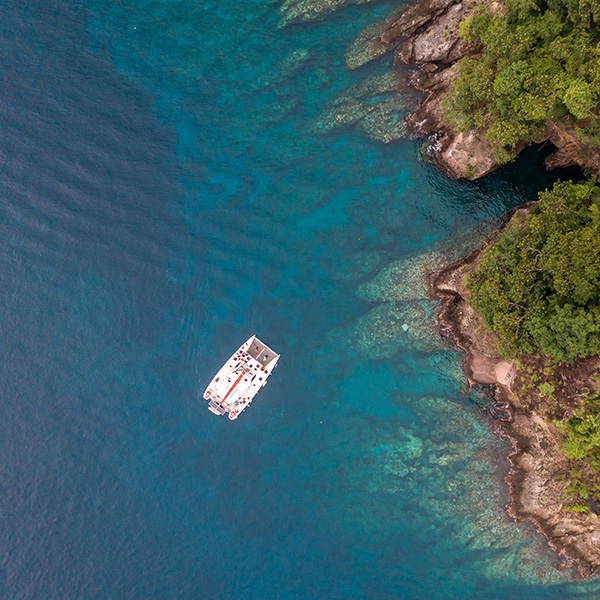 Balade en bateau martinique