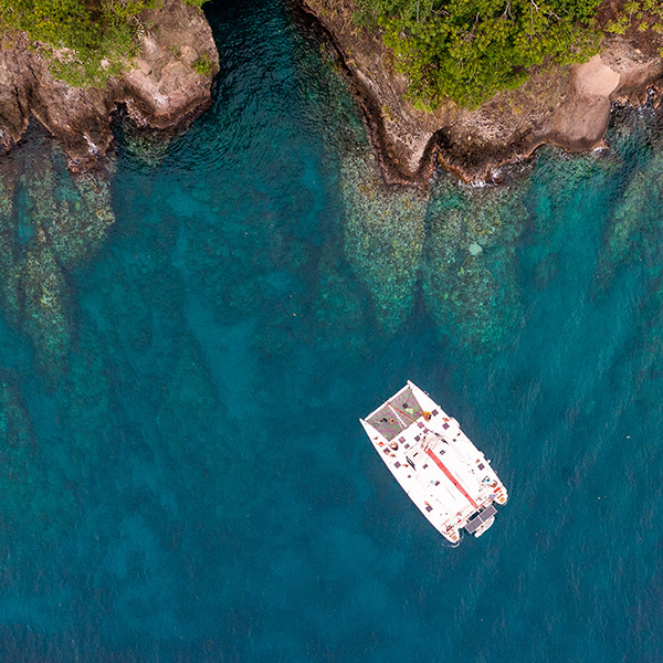 Balade en bateau martinique