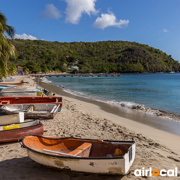 Plage nudiste martinique