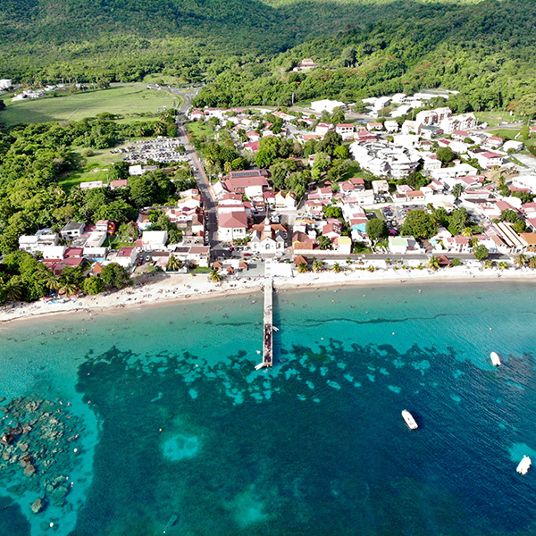 Plage sable blanc martinique