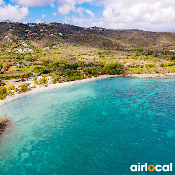 Carte plage martinique