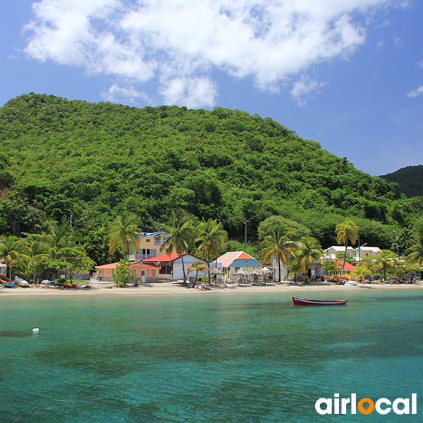 Paysage martinique plage