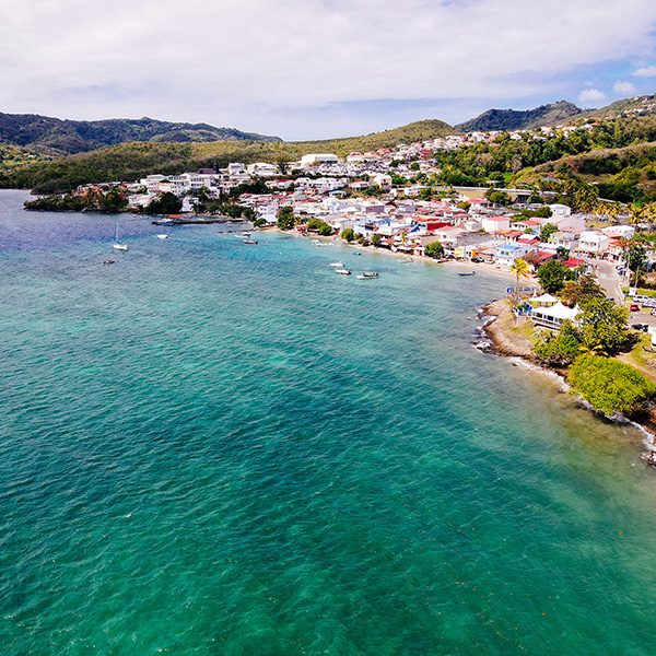 Carte plage martinique