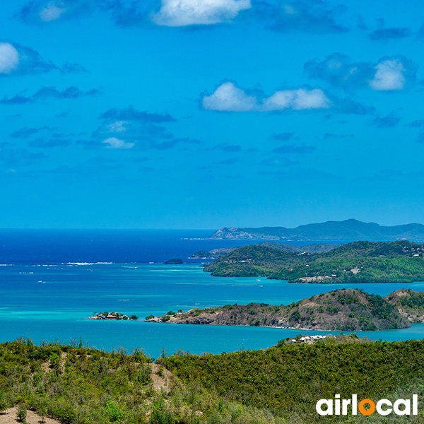 Paysage martinique plage