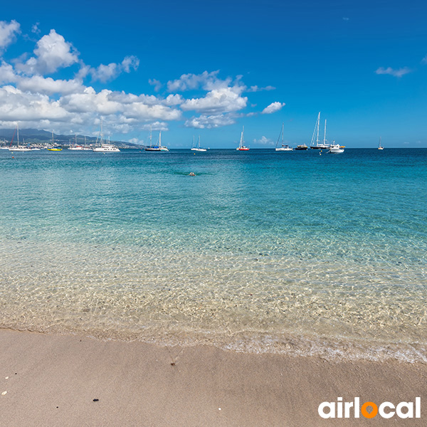 Plage saint pierre martinique