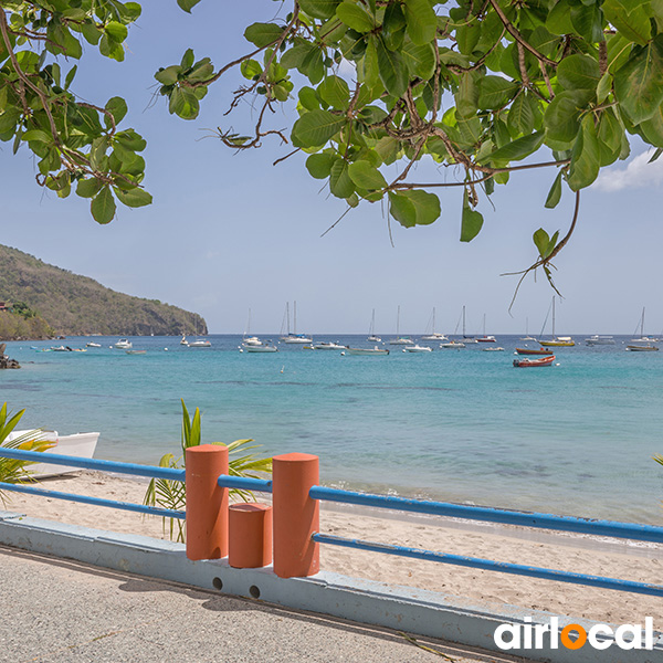 Plage sans sargasse martinique