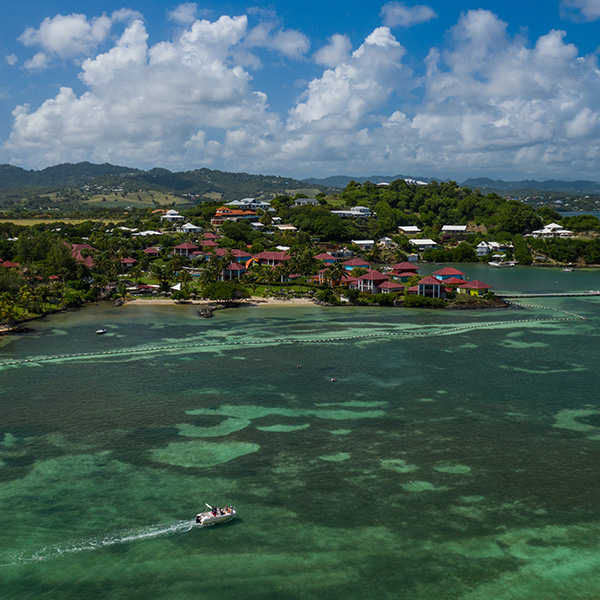 Paysage martinique plage