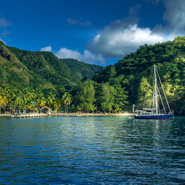 Plage des surfeurs martinique