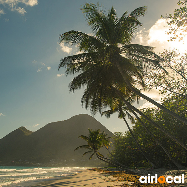 Carte plage martinique