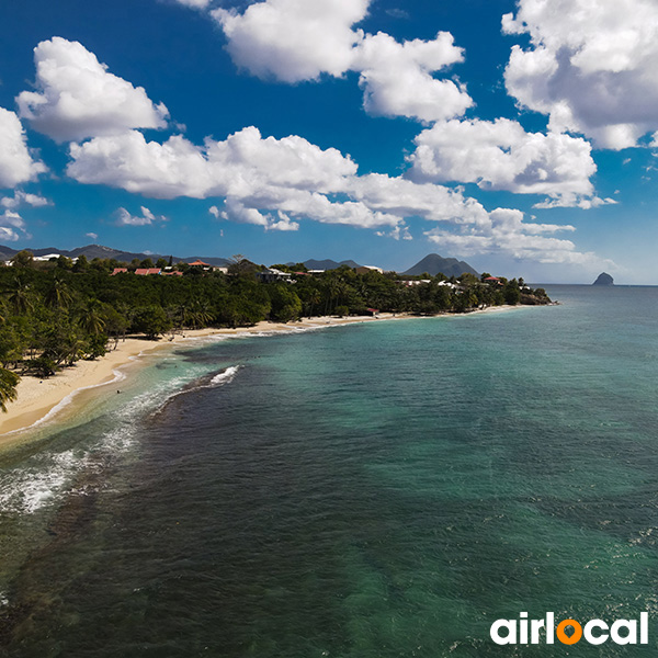 Plage paradisiaque martinique