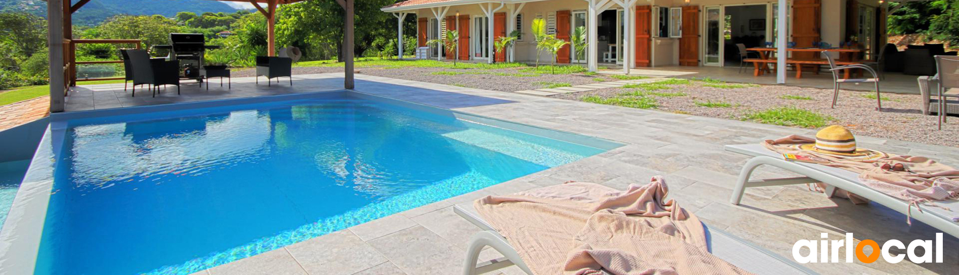 Location maison vacances avec piscine privée pas cher martinique