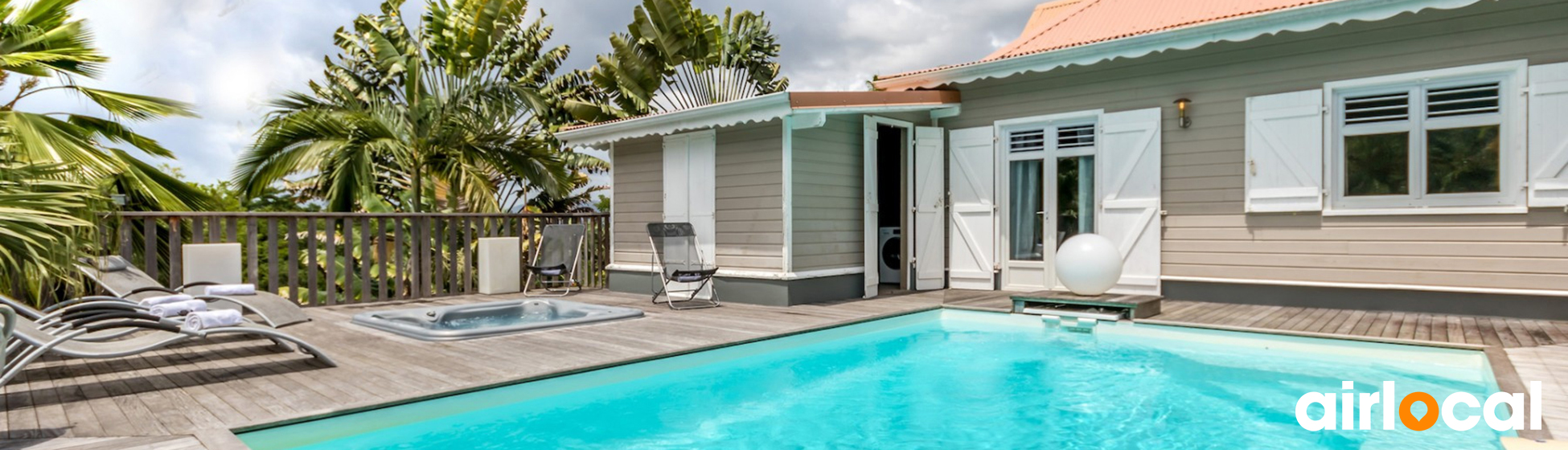 Location maison avec piscine martinique