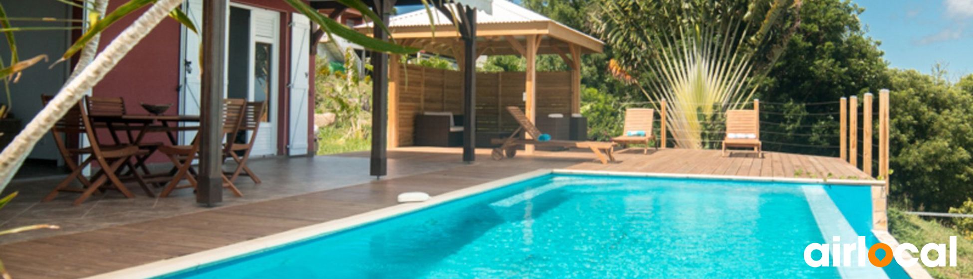 Maison de vacances avec piscine martinique