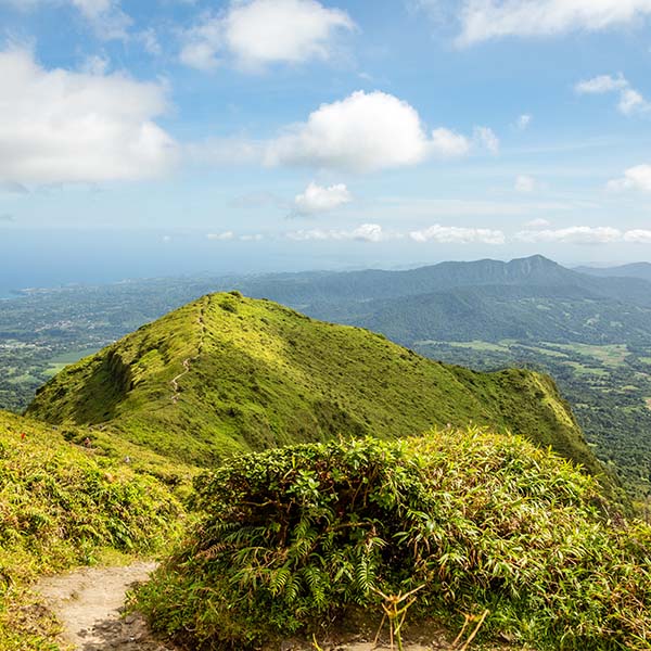 Randonnee montagne pelee martinique